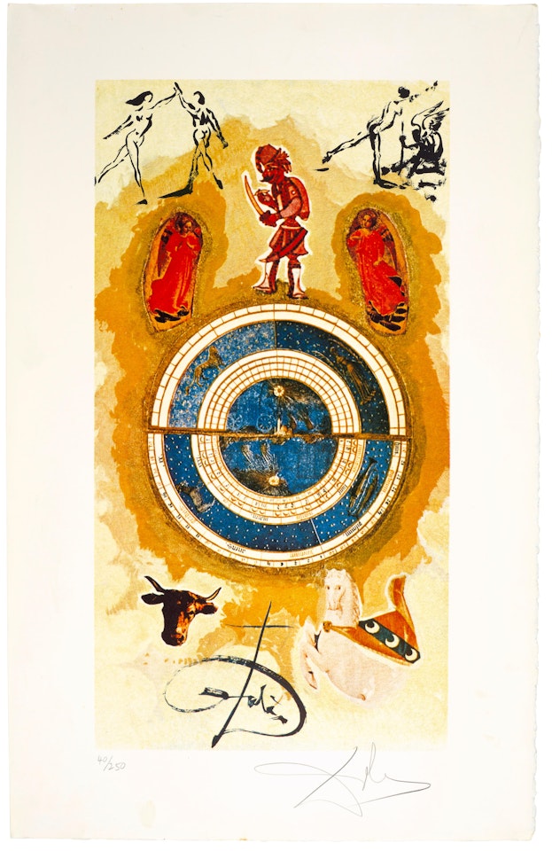 Lyle Stuart Tarot Prints (6 works) by Salvador Dali