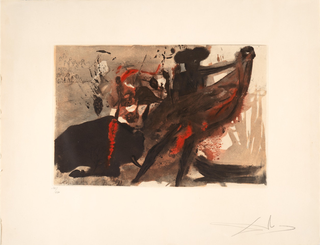 La tauromachie individuelle by Salvador Dali