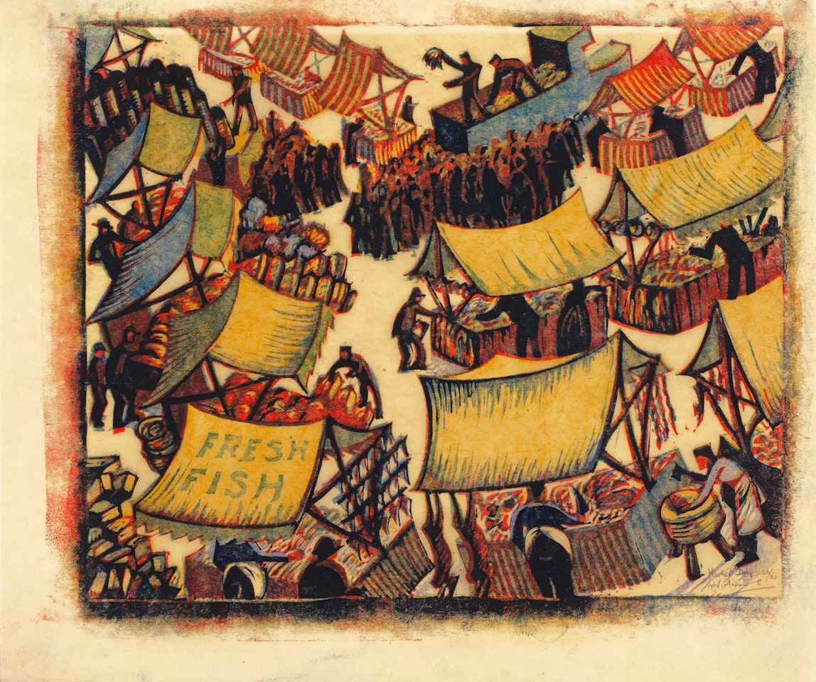 Market Day by Sybil Andrews