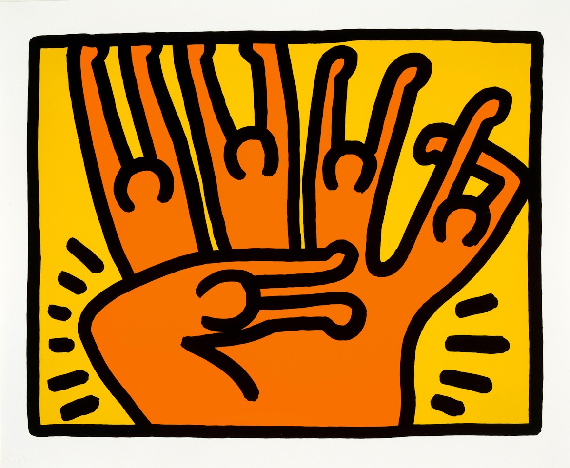 Untitled, from Pop Shop VI by Keith Haring