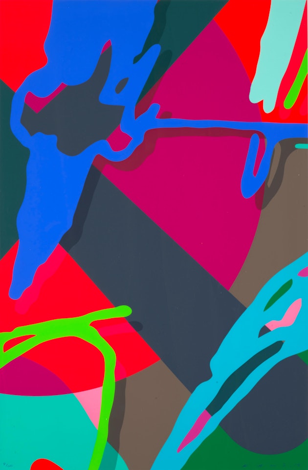 One plate, from Tension by Kaws