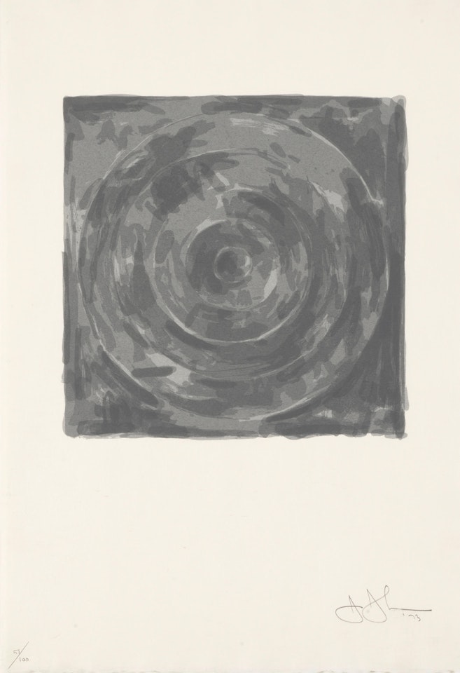 Target, from For Meyer Schapiro by Jasper Johns