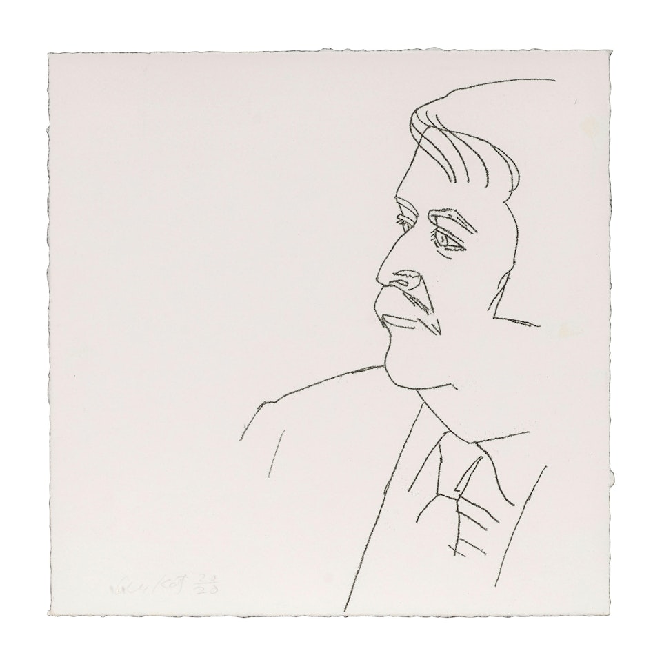 Seated Man by Alex Katz