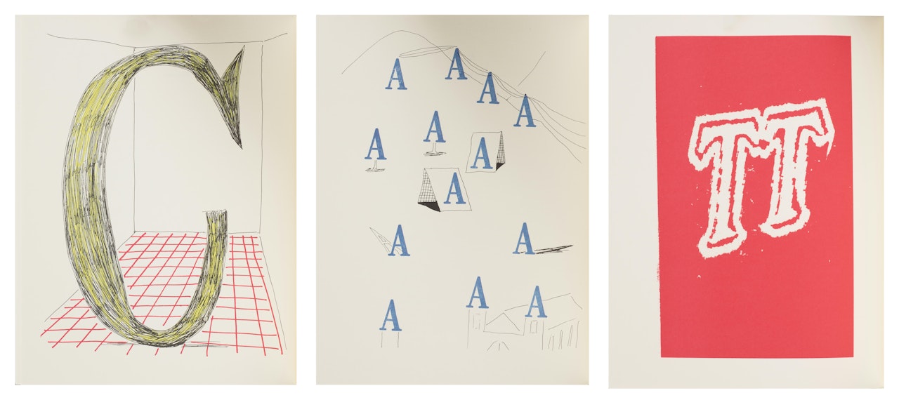 Hockney's Alphabet (26 works) by David Hockney