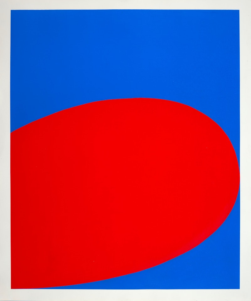 Red Blue, from the Ten Works x Ten Painters Portfolio by Ellsworth Kelly