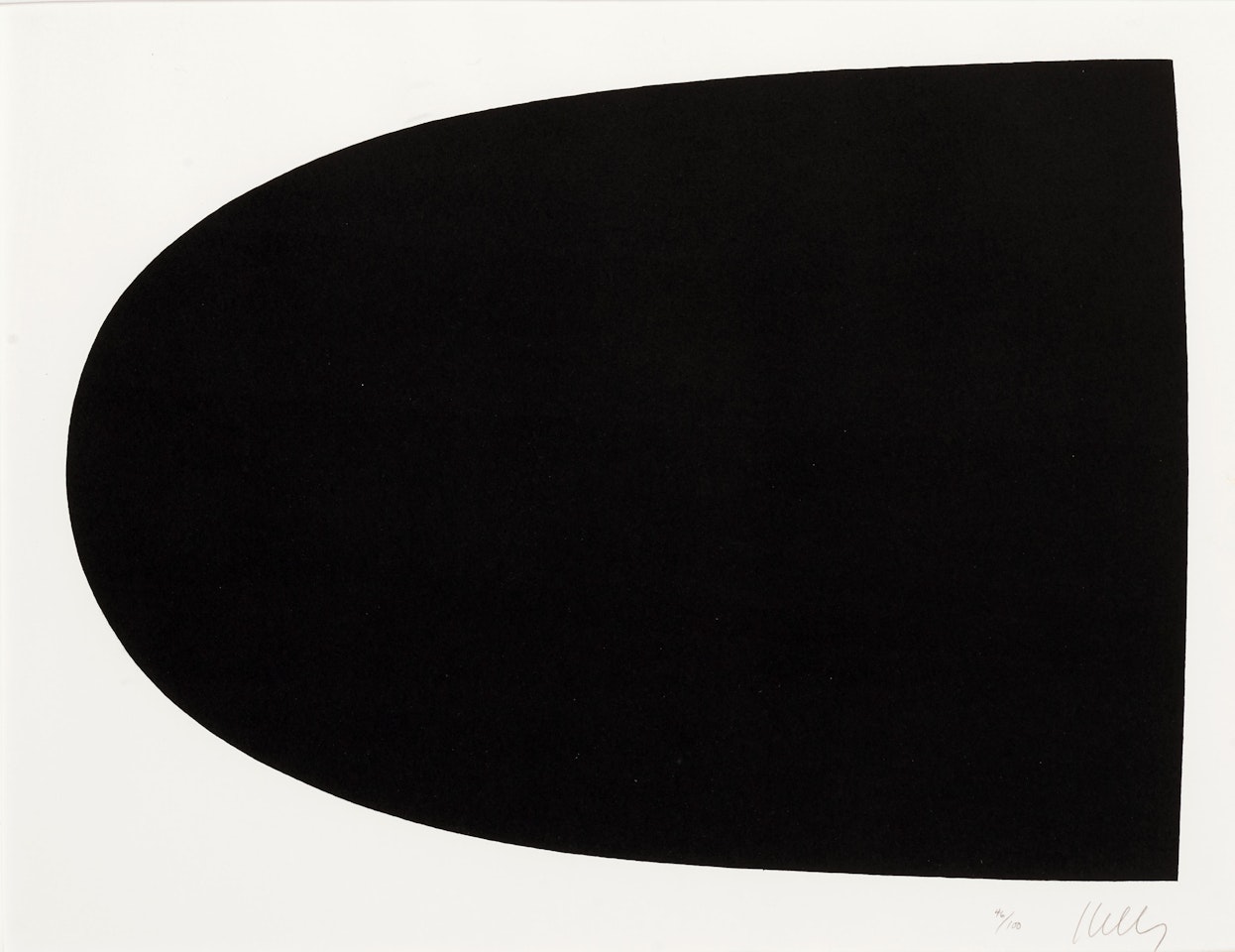 Black, from the 9 Portfolio by Ellsworth Kelly