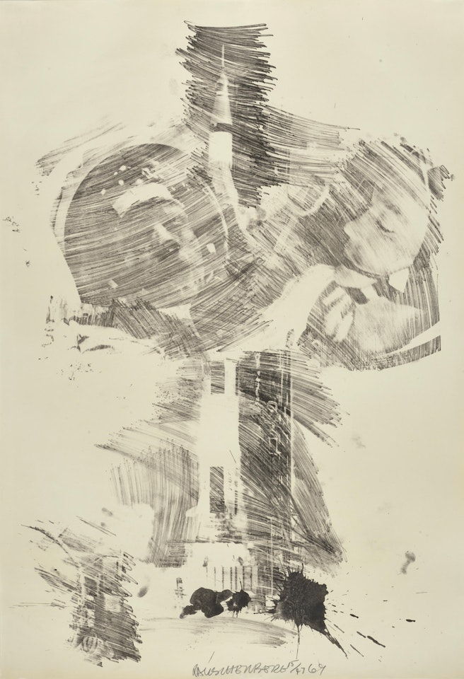 Moon Rose, from Stoned Moon by Robert Rauschenberg