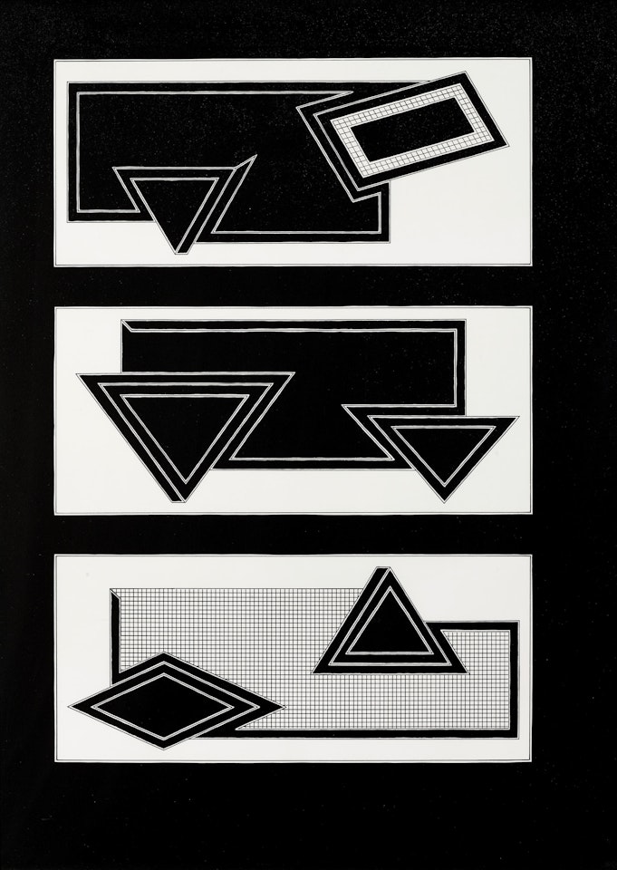 Black Stack, from Stacks by Frank Stella