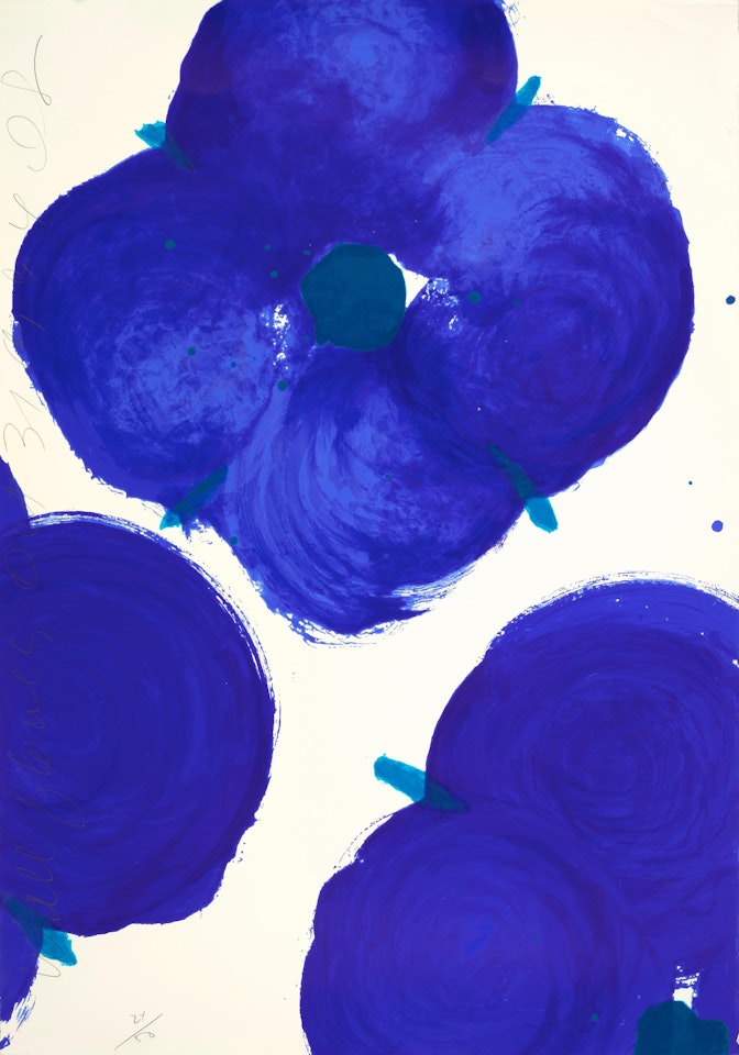 Wall Flowers, Oct 31 by Donald Sultan