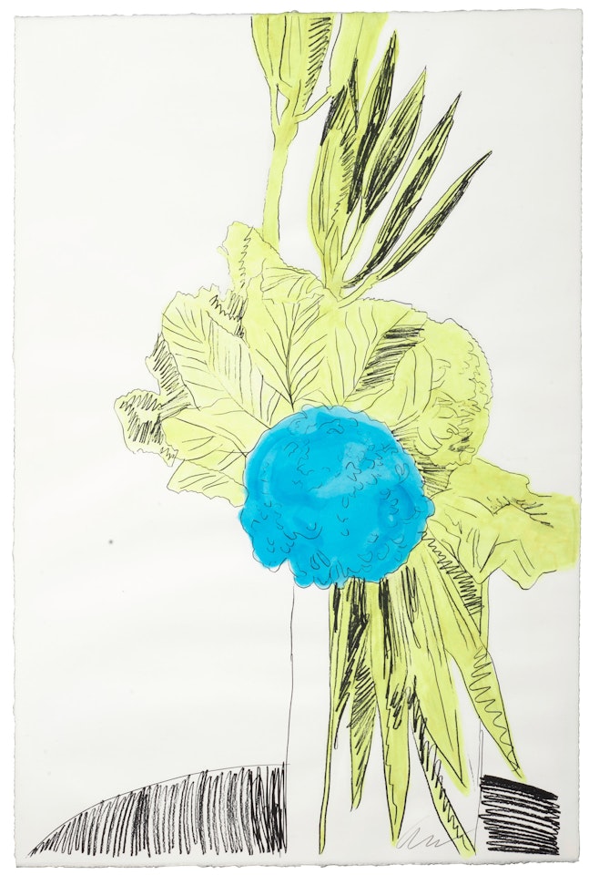 Flowers (Hand-colored) by Andy Warhol