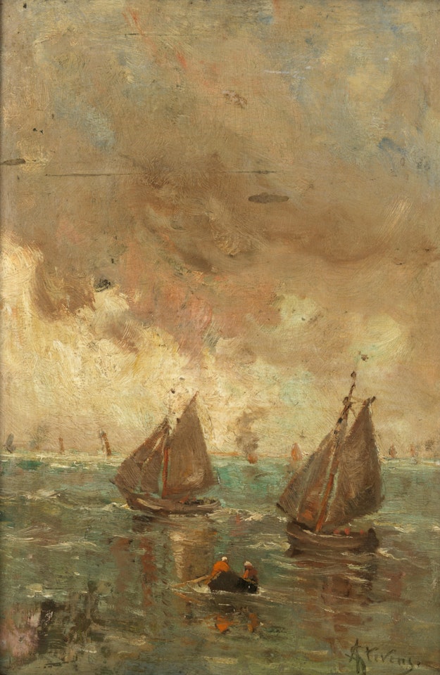 Marine scene by Alfred Stevens