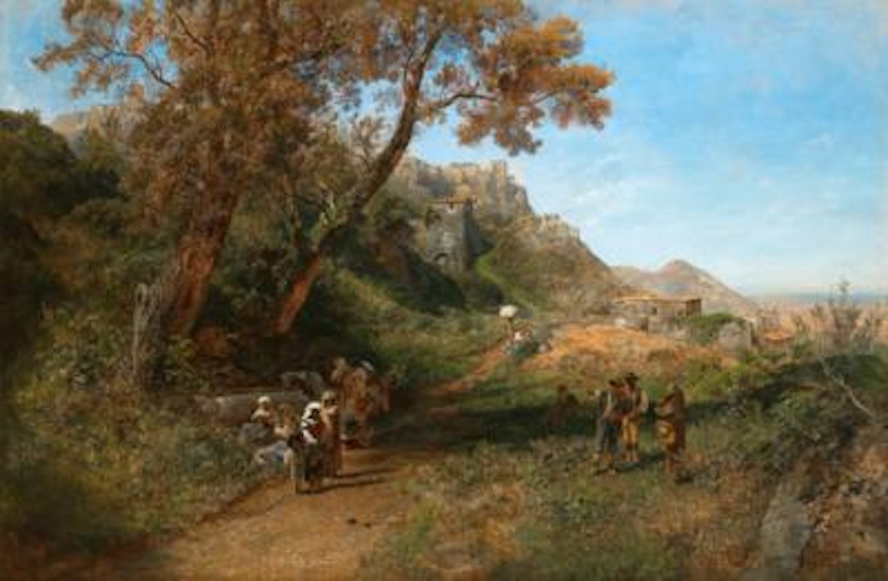 In the Alban Hills by Oswald Achenbach