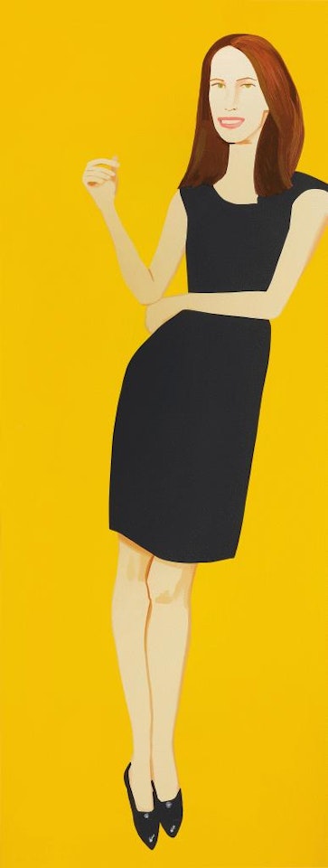 Christy, from Black Dress by Alex Katz