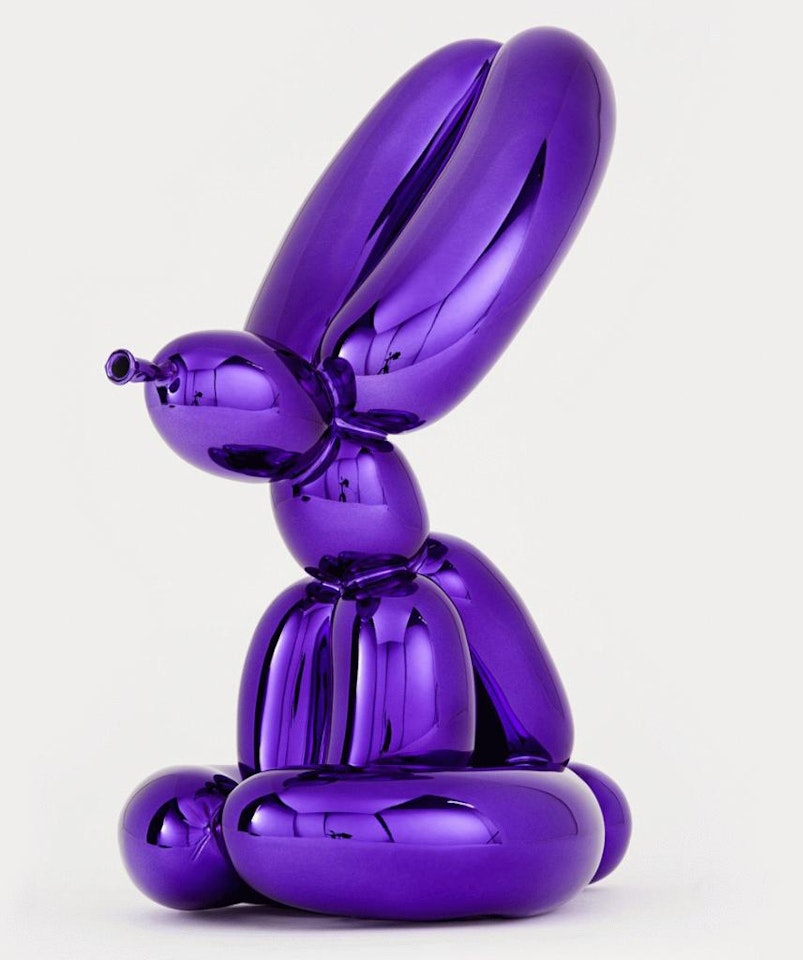 Balloon Rabbit (Violet) by Jeff Koons
