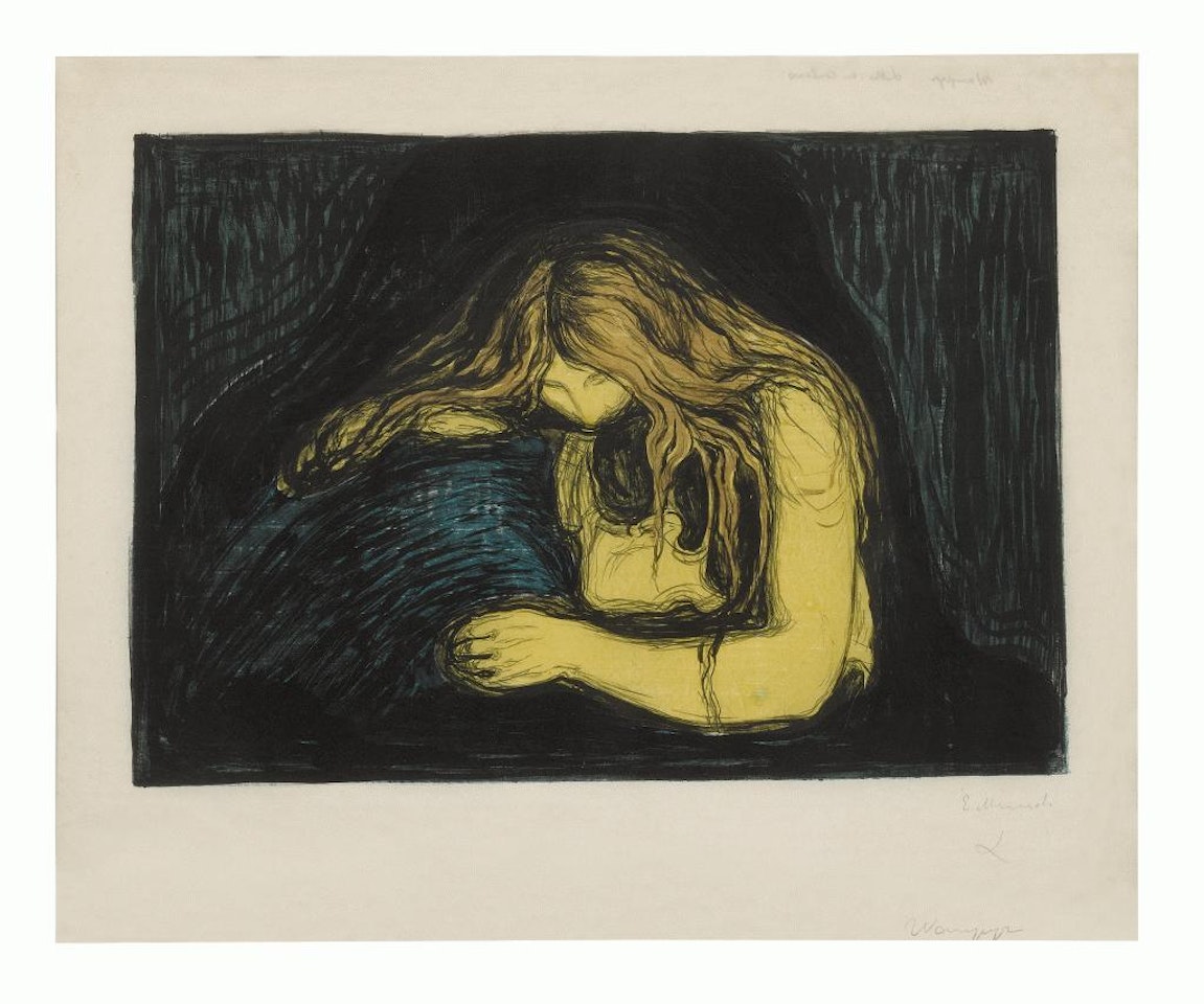 Vampire II by Edvard Munch