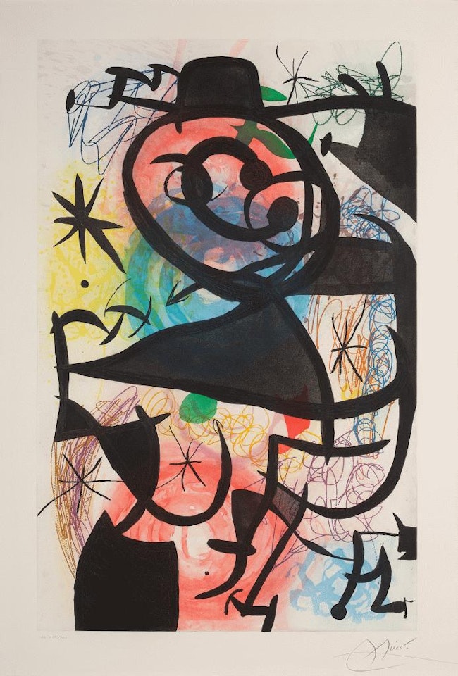 Le Pitre rose by Joan Miró