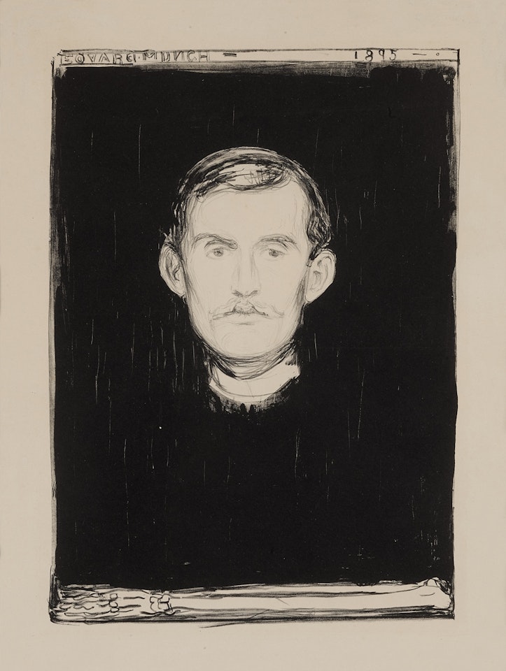Self-Portrait by Edvard Munch