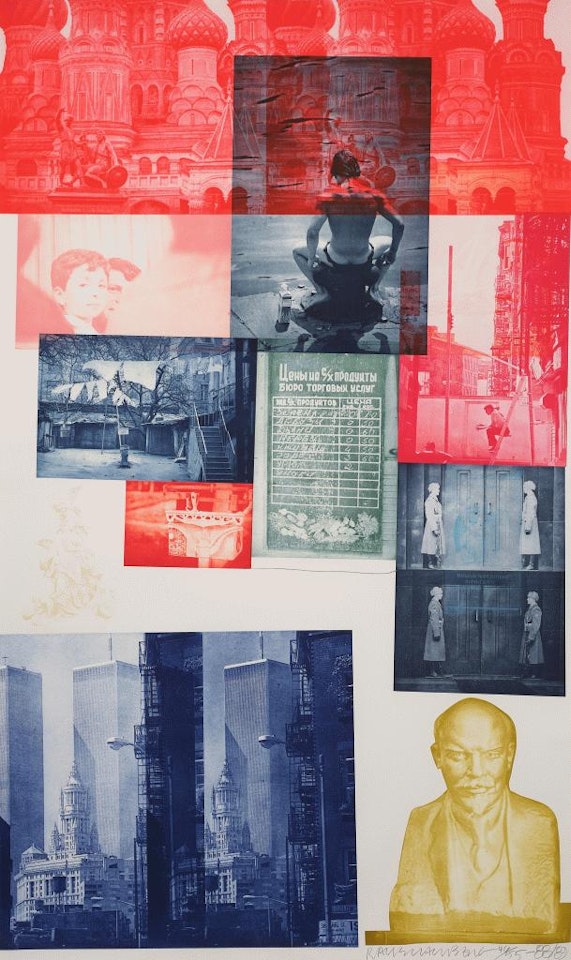 Soviet/American Array I by Robert Rauschenberg
