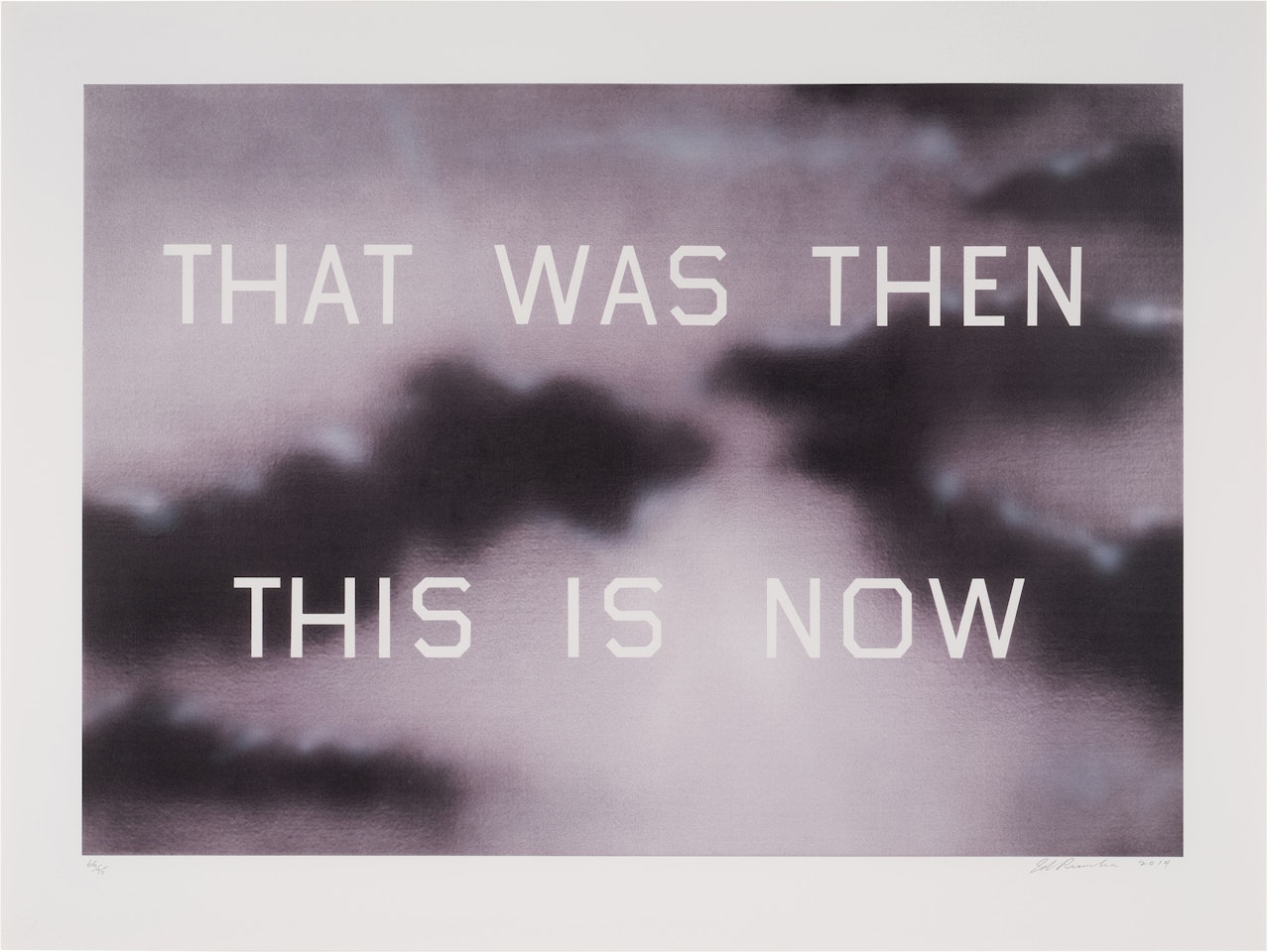 That Was Then This Is Now by Ed Ruscha