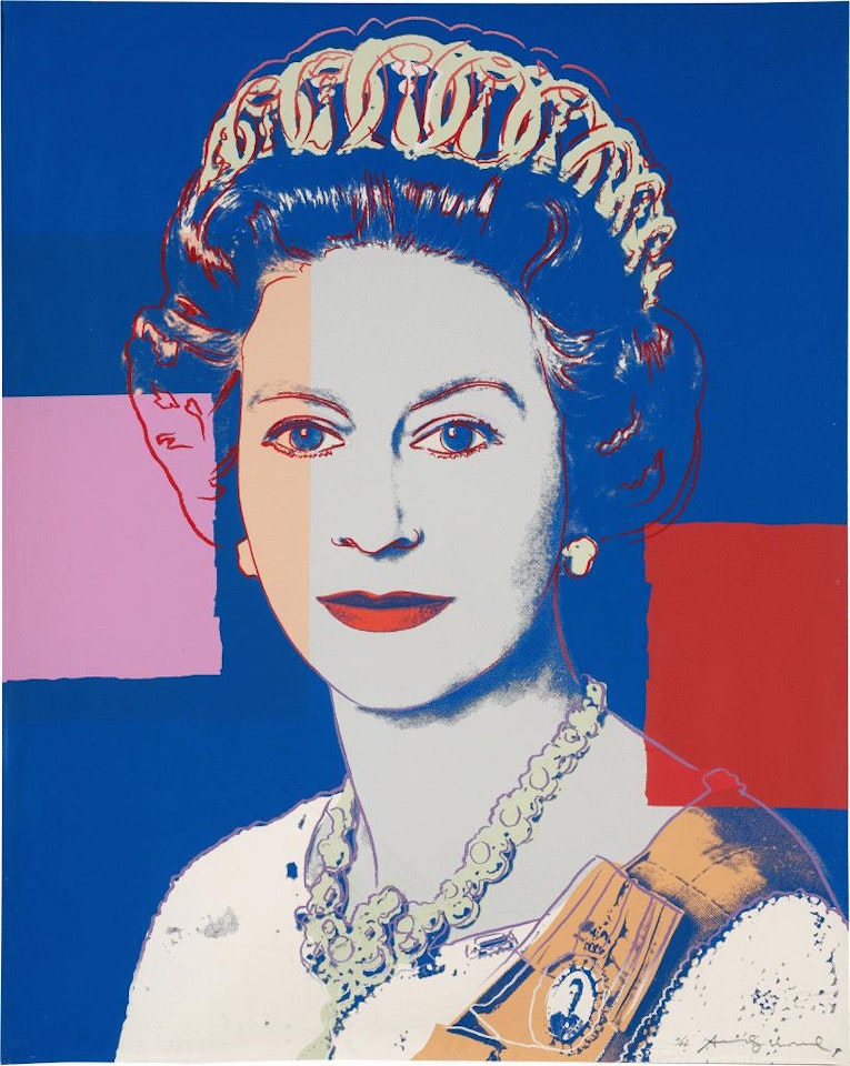 Queen Elizabeth II of the United Kingdom, from Reigning Queens by Andy Warhol