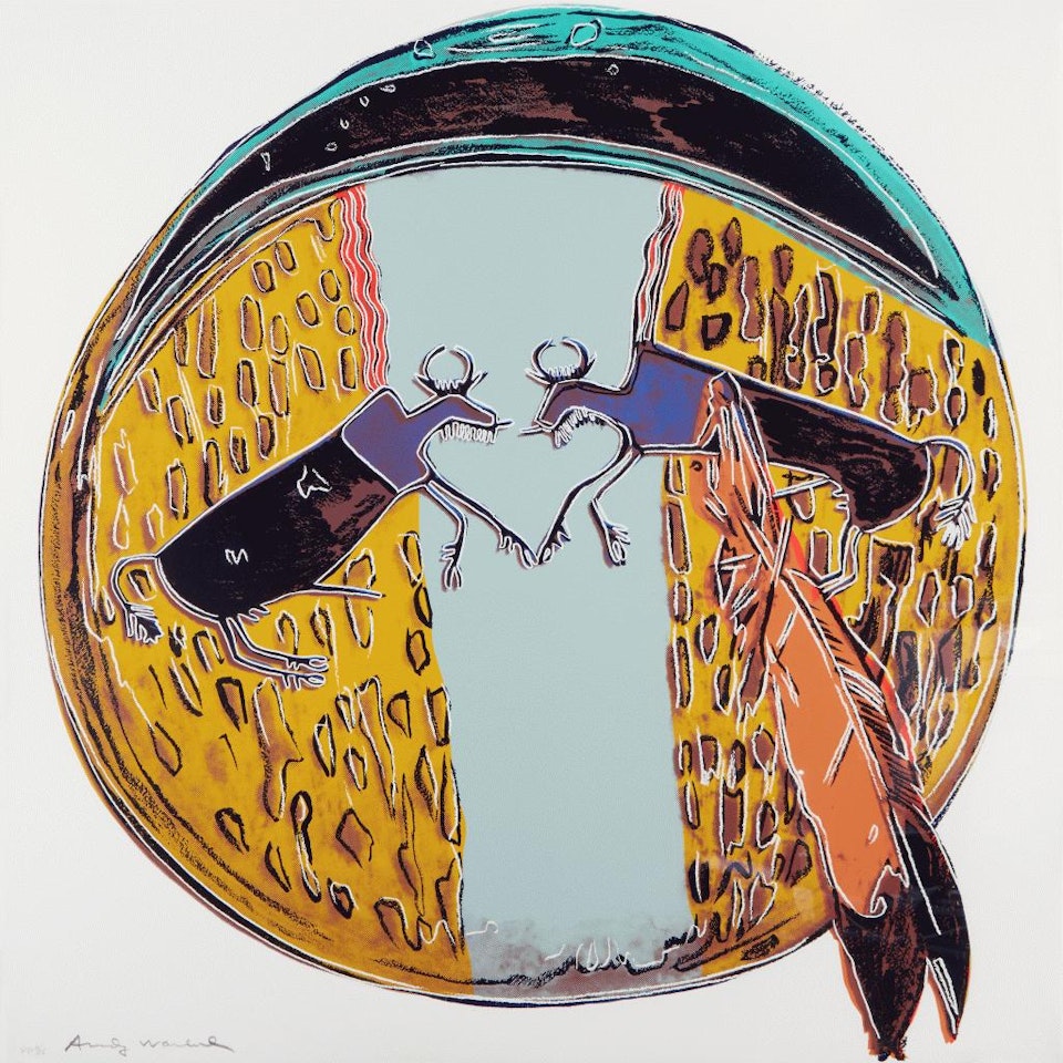 Plains Indian Shield, from Cowboys and Indians by Andy Warhol