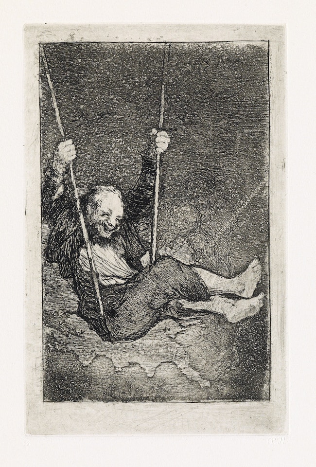 A group of 6 etchings with aquatint and drypoint executed in Bordeaux by Francisco José de Goya