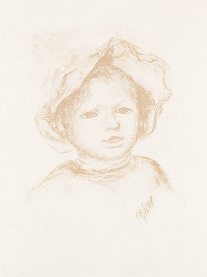 Pierre Renoir, de face . by Pierre-Auguste Renoir