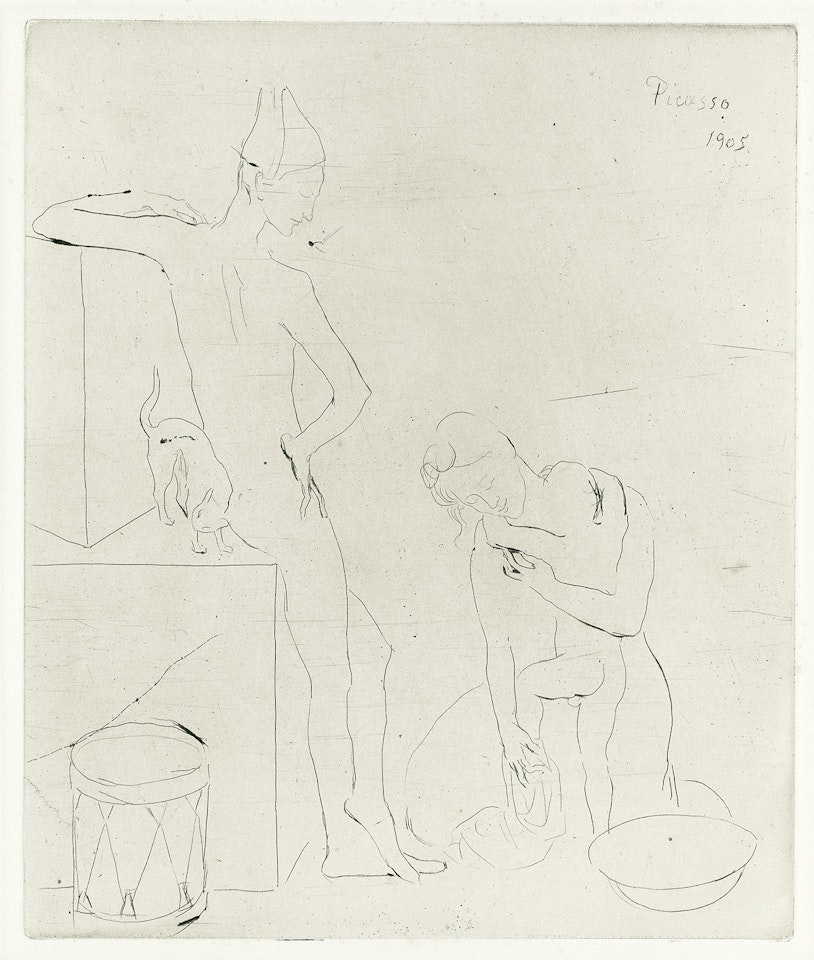 Le Bain . by Pablo Picasso