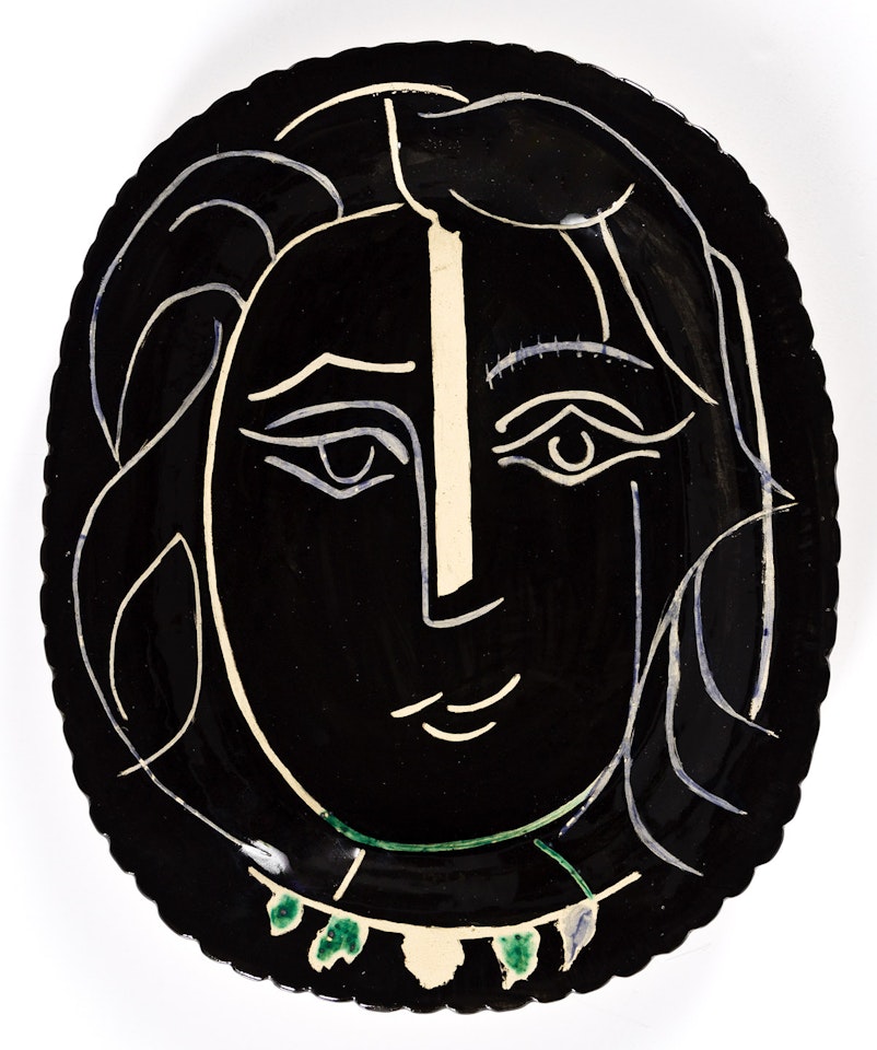 Woman"s Face . by Pablo Picasso