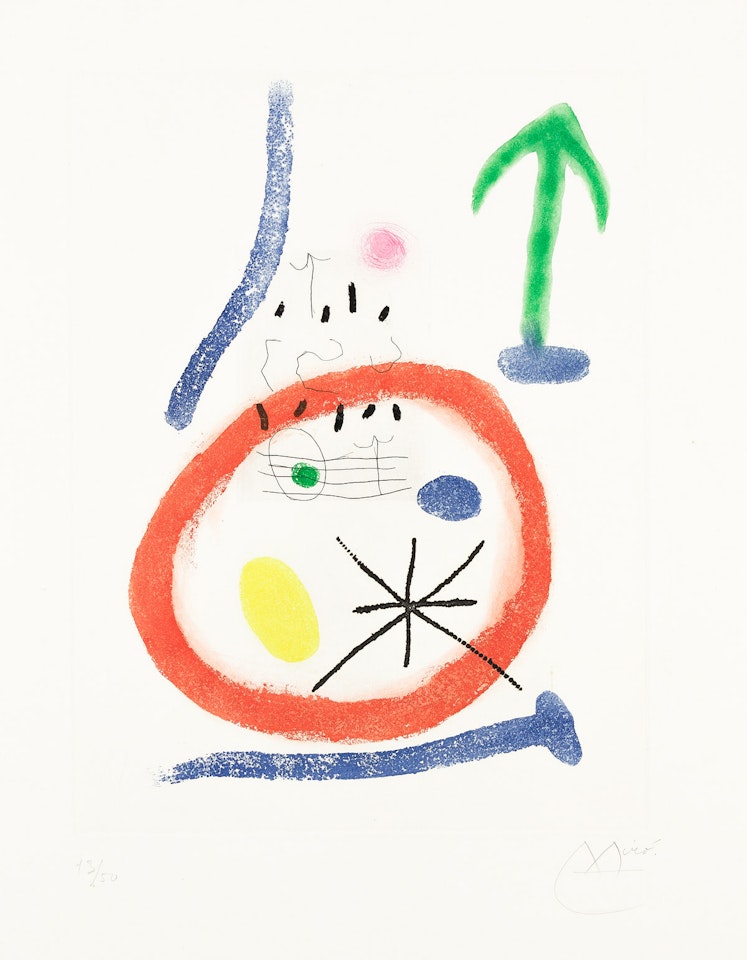 Chemin de Ronde III . by Joan Miró