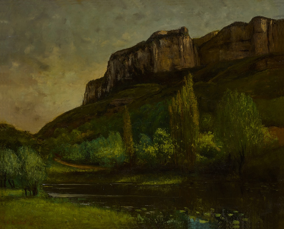 Paysage (de la Vallée de la Loue) by Gustave Courbet