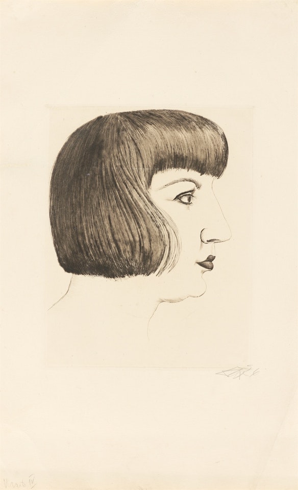 ”Mutzli (Bildnis Frau Dix)” by Otto Dix