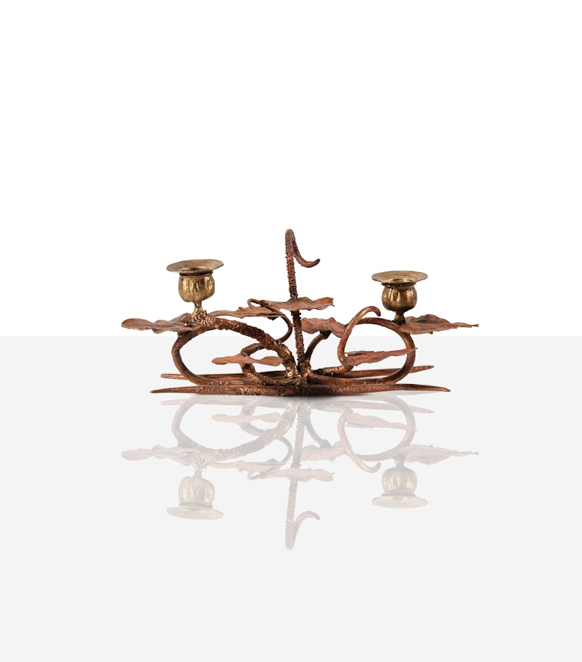Bougeoir Feuilles by Claude Lalanne