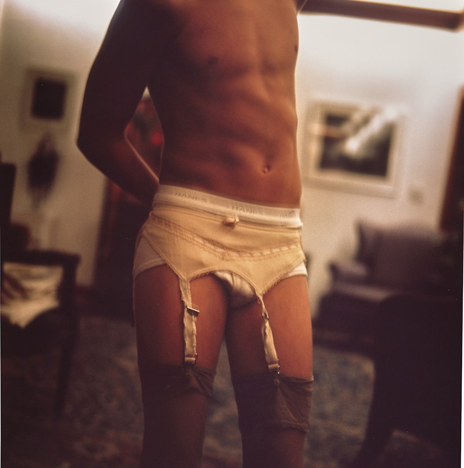Emmett and Garter Belt by Sally Mann