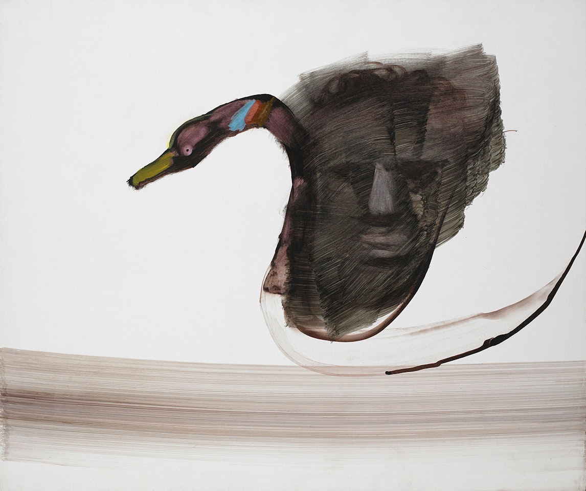 Face and Swan by Sidney Nolan