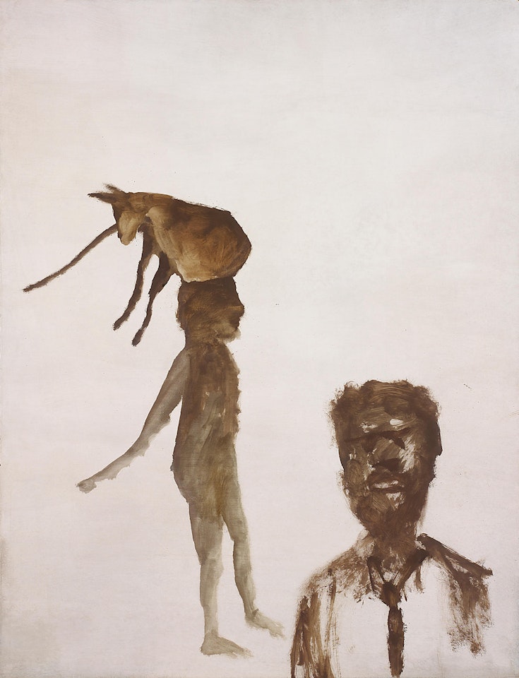 Aboriginal Figures and Kangaroo by Sidney Nolan