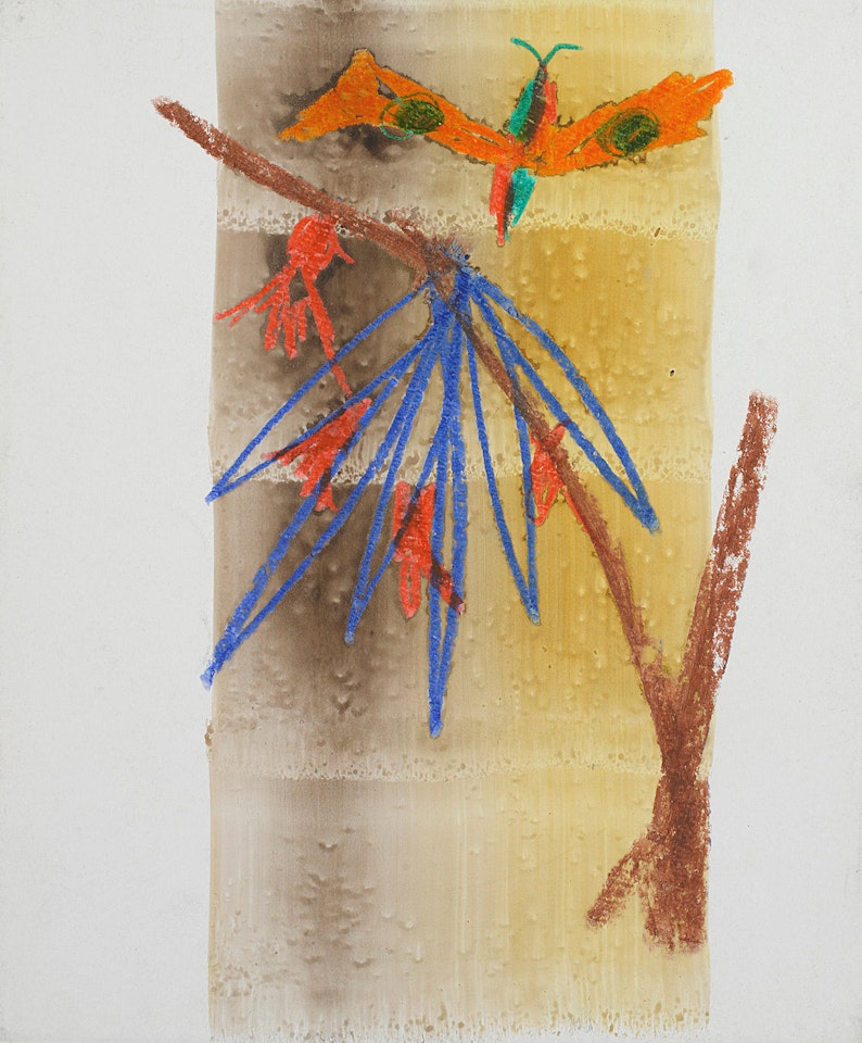 Butterfly and Flower by Sidney Nolan
