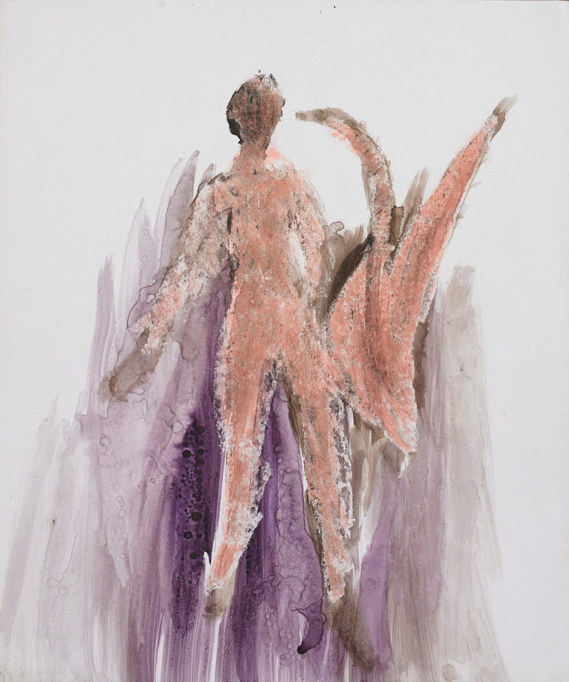 Leda and the Swan by Sidney Nolan