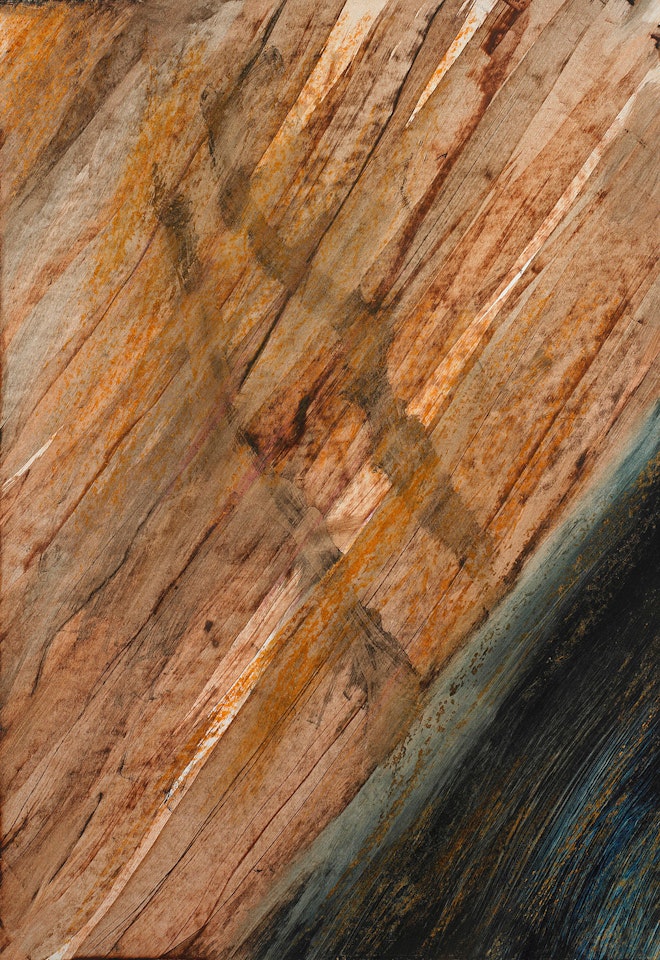 Flying over Western Australian Coastline near Wyndham by Sidney Nolan