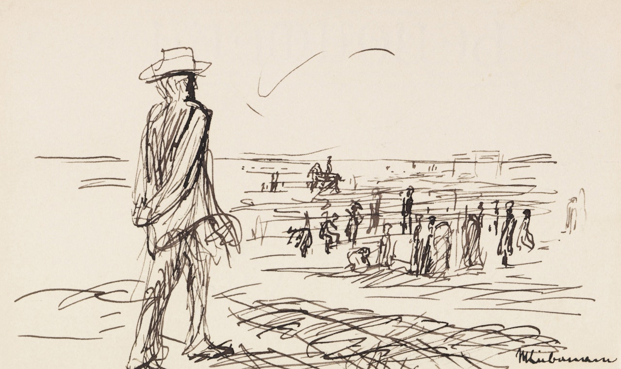 Am Strand by Max Liebermann