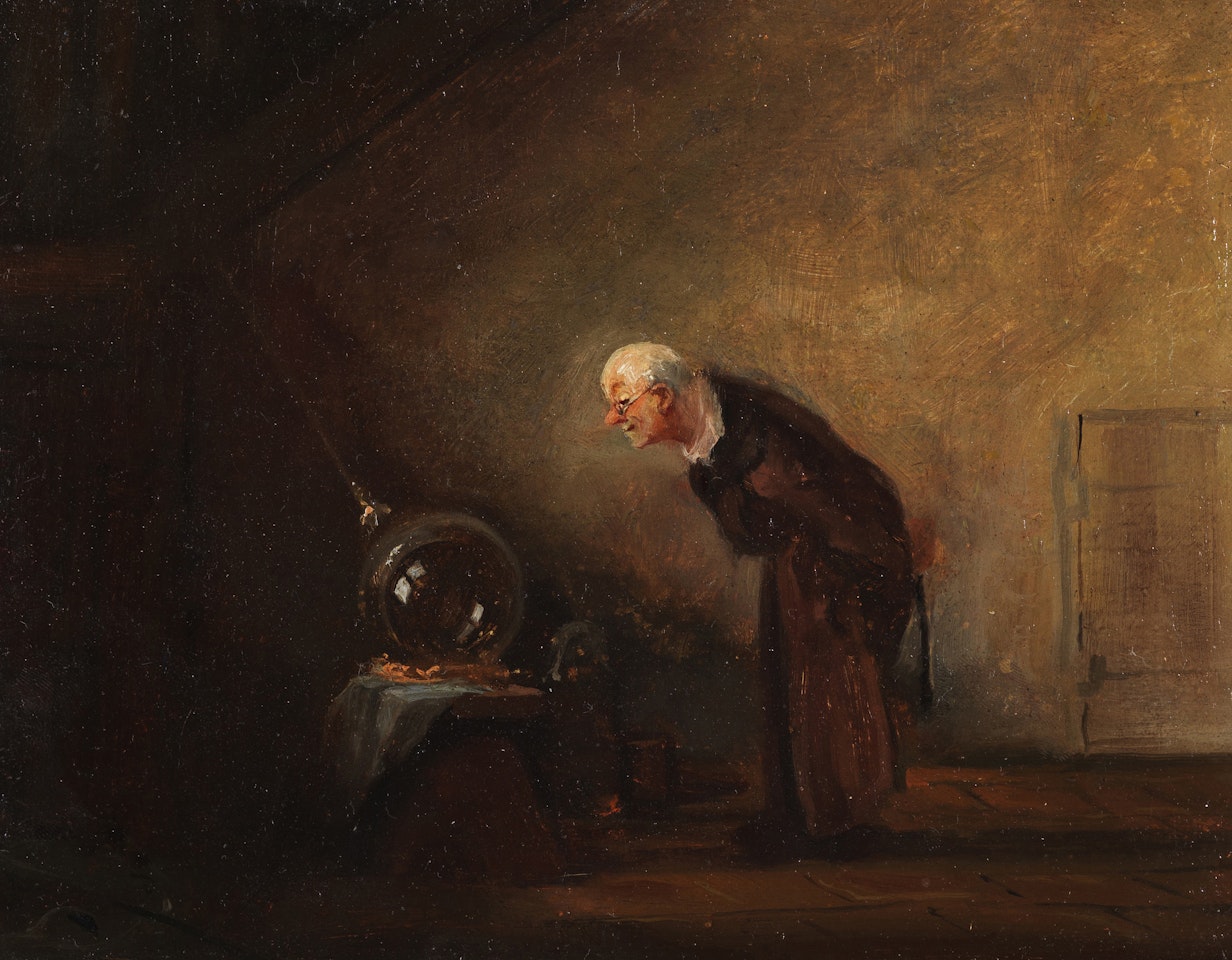 Der Alchimist (Chemicus) by Carl Spitzweg