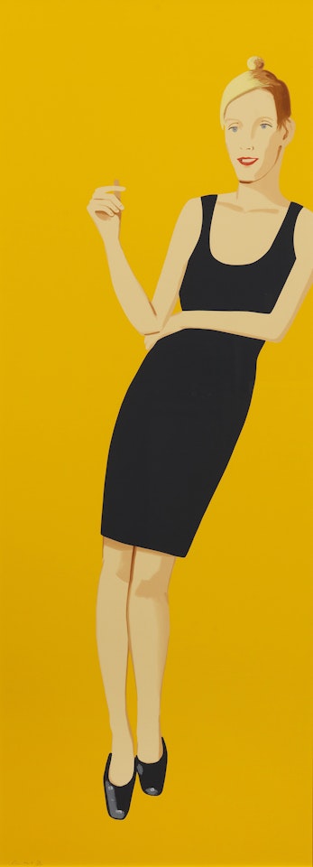 Black Dress 3 (Oona) by Alex Katz