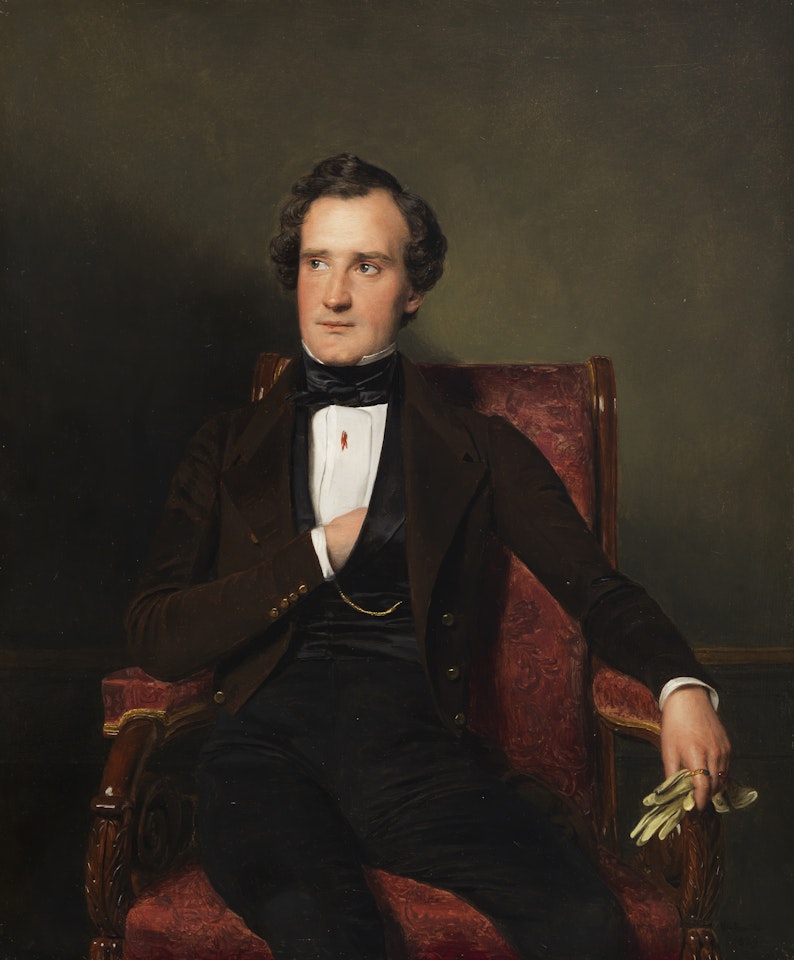 Hofschauspieler am k.u.k. Burgtheater by Ferdinand Georg Waldmüller