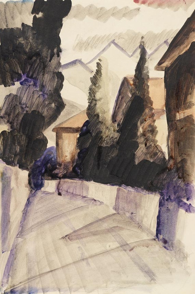 Strasse in Hilterfingen by August Macke