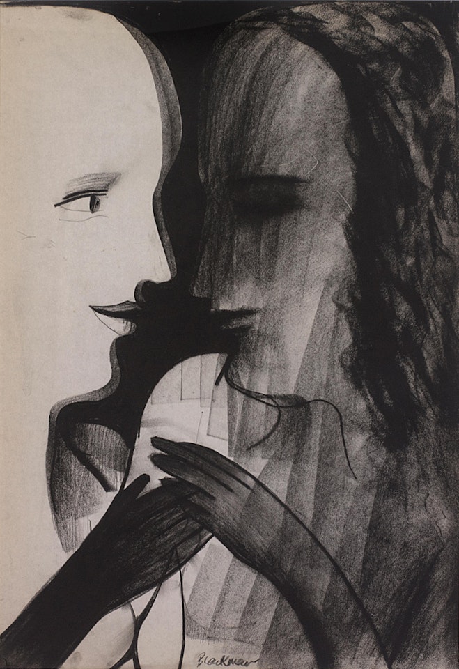Two Girls by Charles Blackman