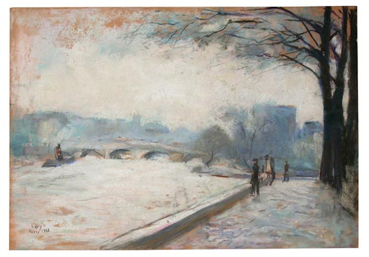 Blick über die Seine by Lesser Ury