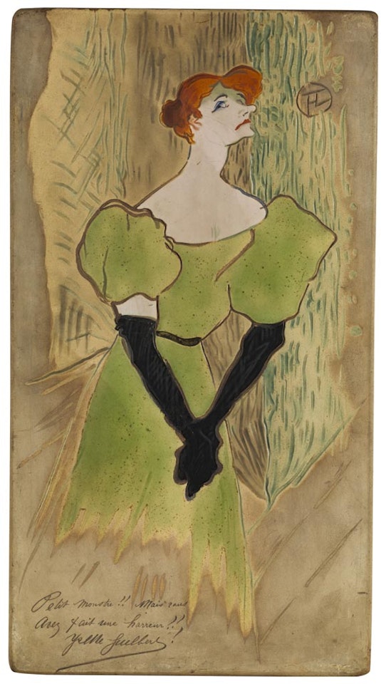 Yvette Guilbert by Henri de Toulouse-Lautrec