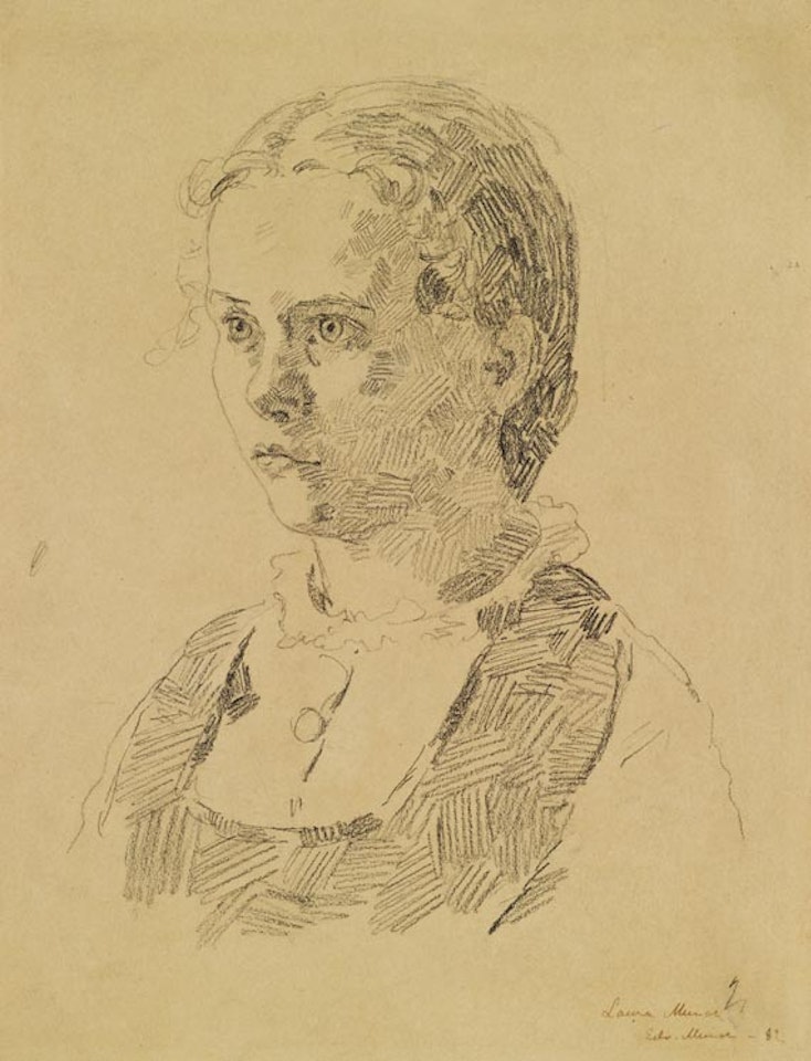 Porträt Laura Munch by Edvard Munch
