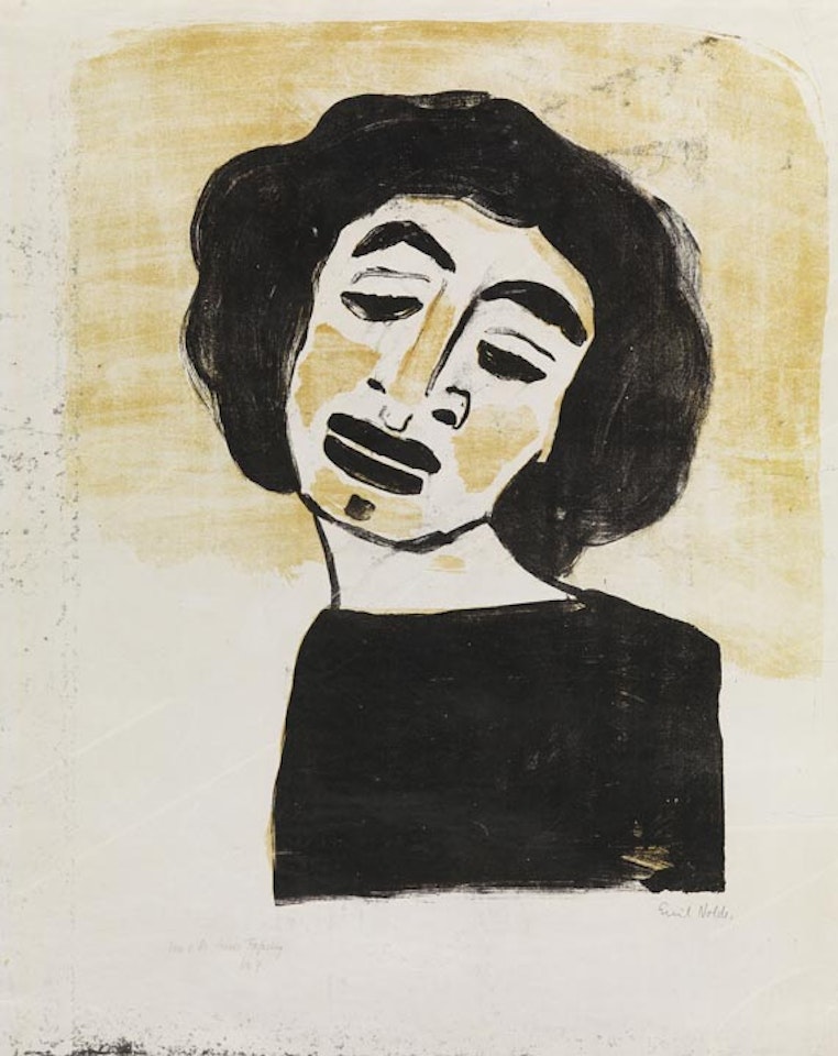 Schauspierlerin by Emil Nolde