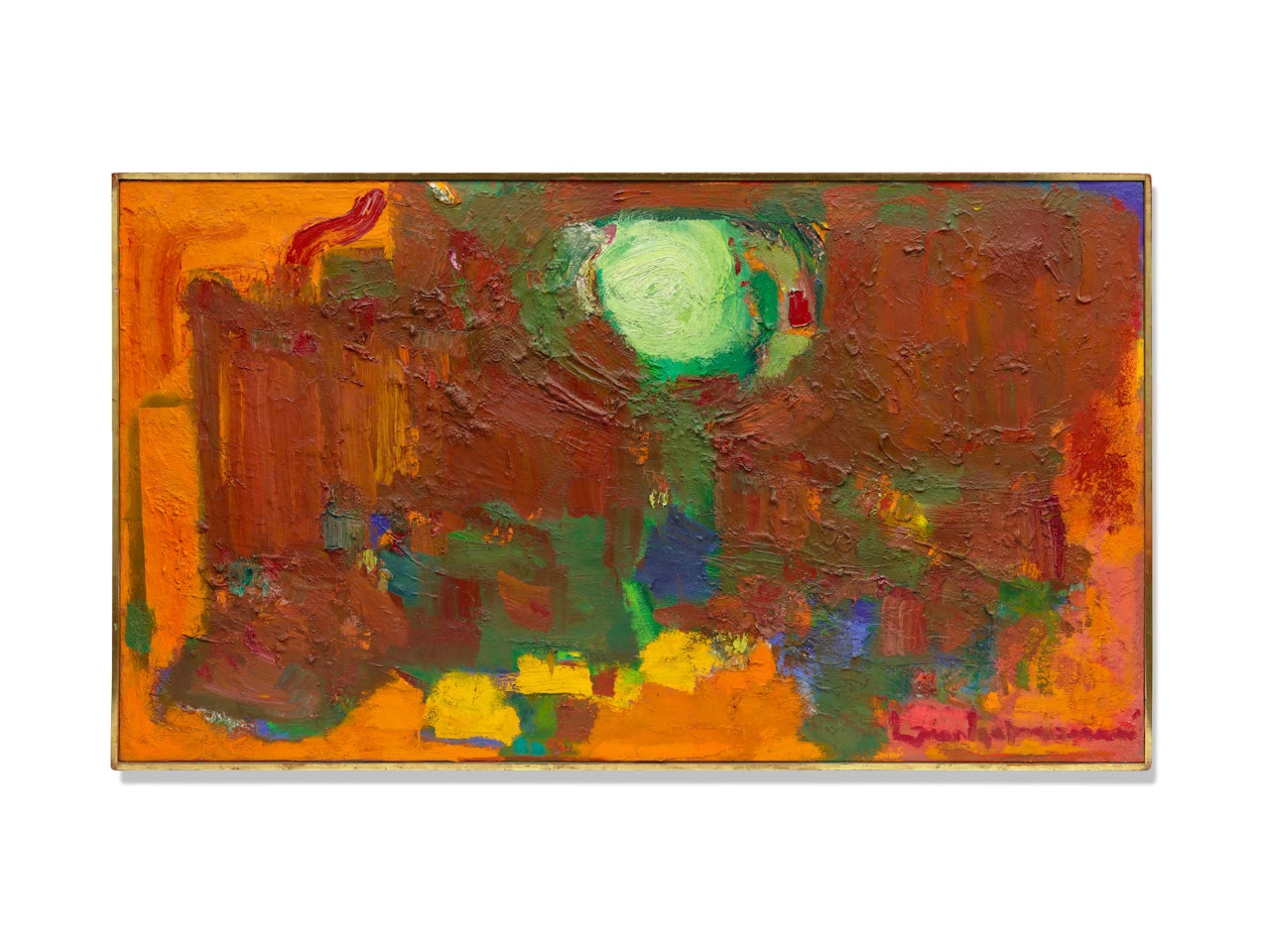 Let There Be Light (And the Sun Beautiful as She Was and Pregnant – Scattered Her Colours All over the Earth) - by Hans Hofmann